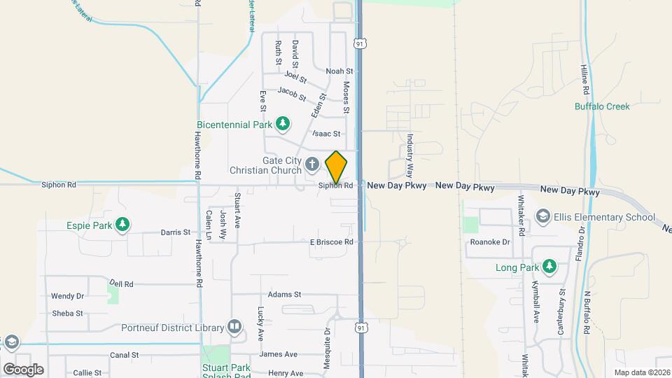 107 W Siphon Rd Map and Location Details