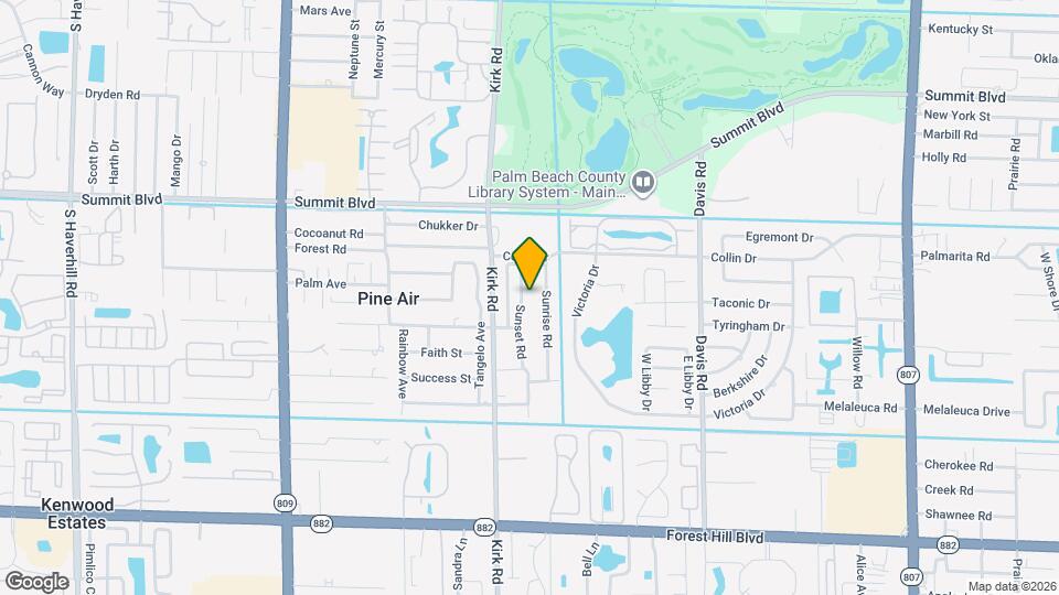 1204 Sunset Rd Map and Location Details