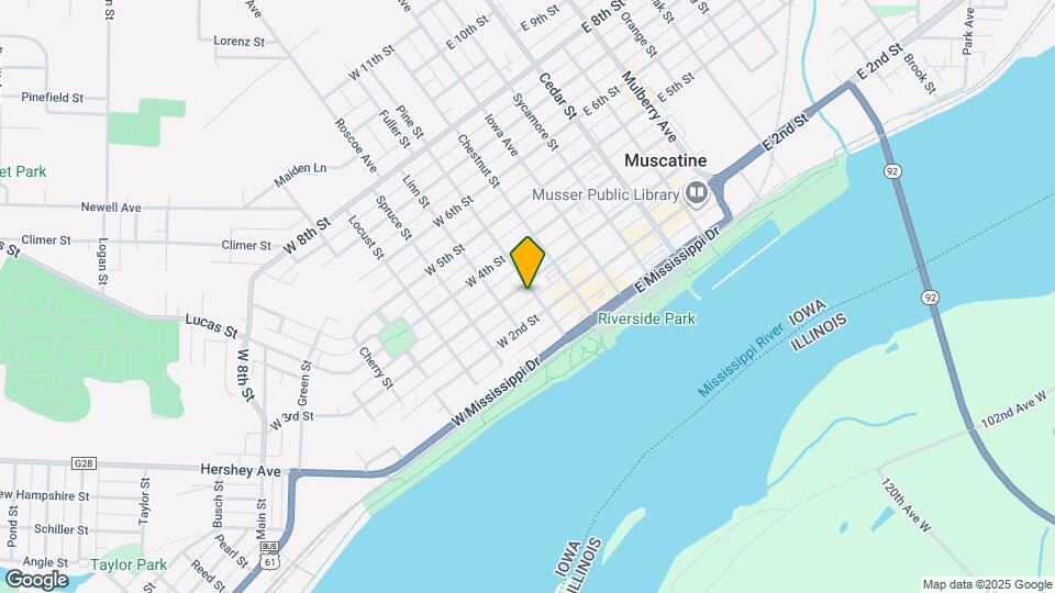 212 Pine St Map and Location Details