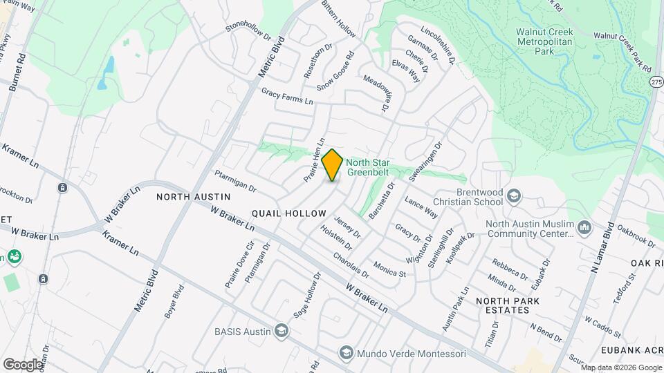 11612 Hidden Quail Dr Map and Location Details