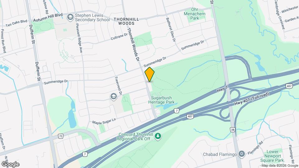 119 Thornhill Woods Dr Map and Location Details