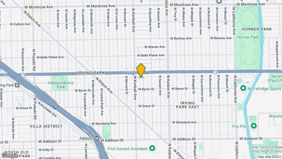3934 N Christiana Ave Map and Location Details