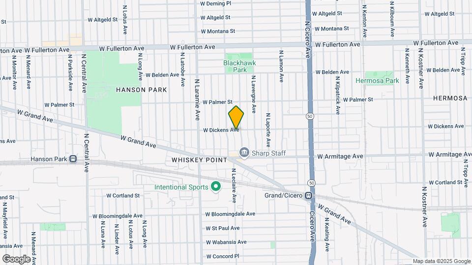2056 N Lawler Mapa y Detalles de la Ubicación