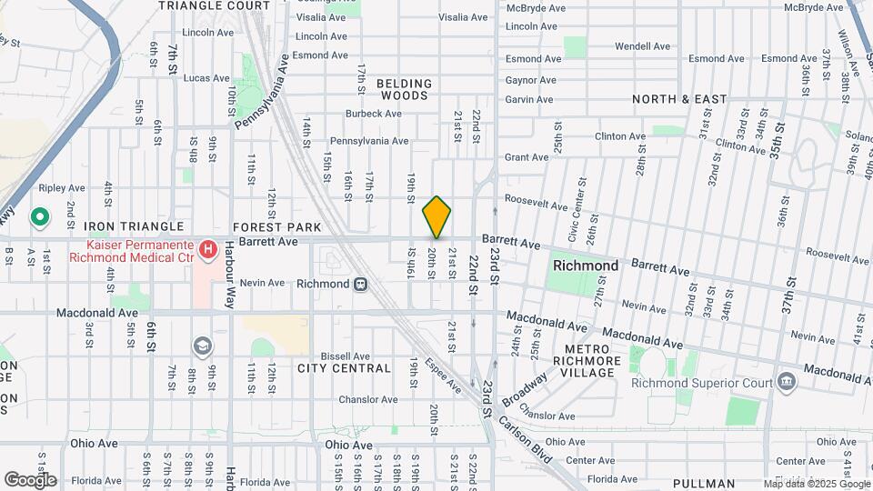 466 20th St Map and Location Details