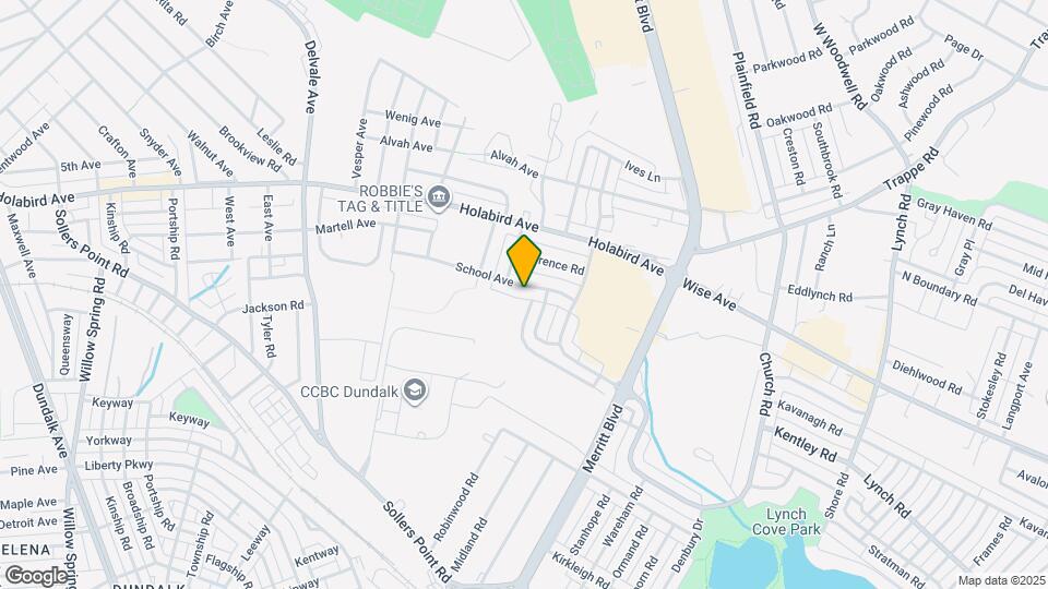 7459 School Ave Map and Location Details