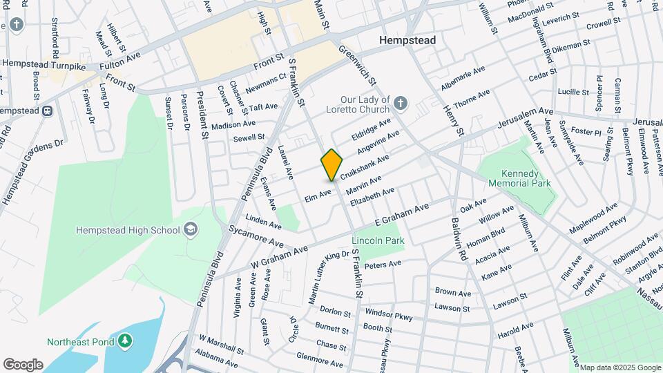 201 S Franklin St Mapa y Detalles de la Ubicación