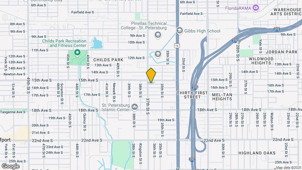 3635 16th Ave S Map and Location Details