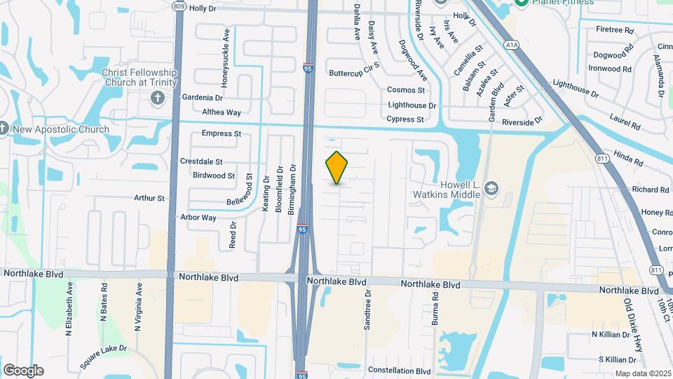 3885 Wilshire St Map and Location Details