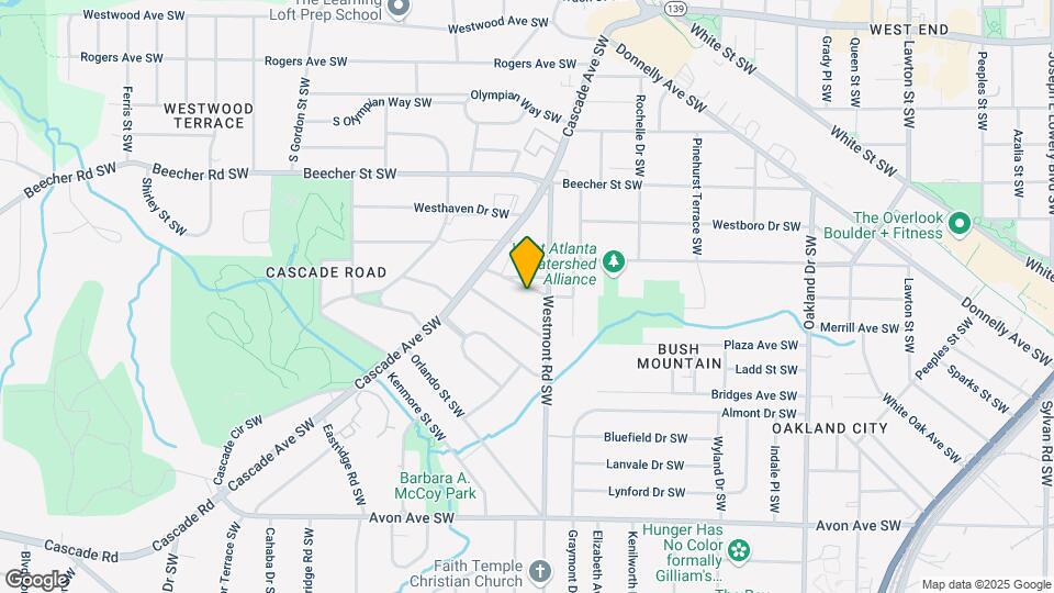 1536 Montreat Ave SW Map and Location Details
