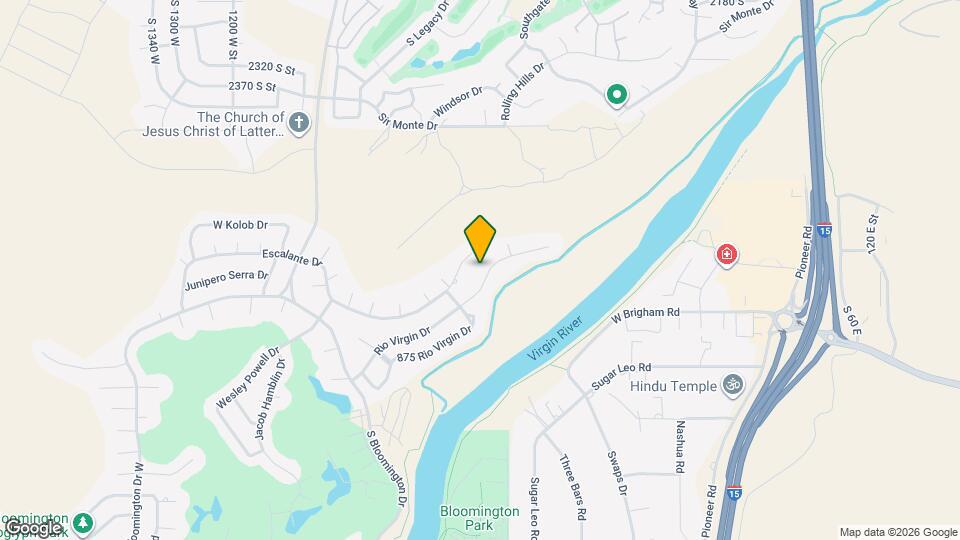 668 Rio Virgin Dr Map and Location Details