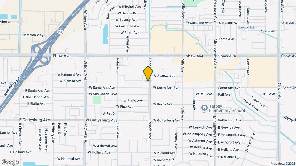 2320 Peach Ave Map and Location Details