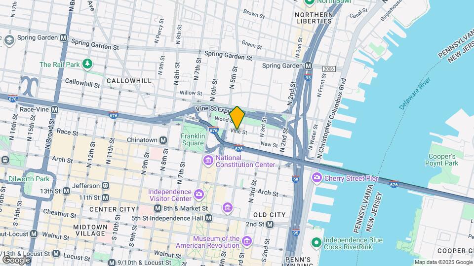 408 Vine St Map and Location Details