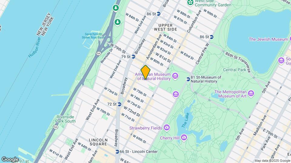 148 West 77th Street Map and Location Details