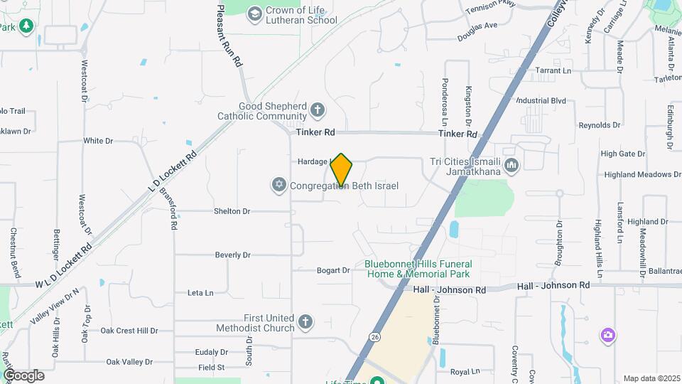 6109 Waller Ln Map and Location Details