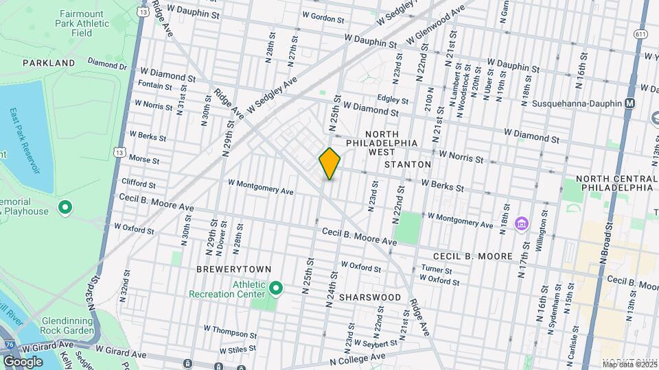 1824 N Taylor St Map and Location Details