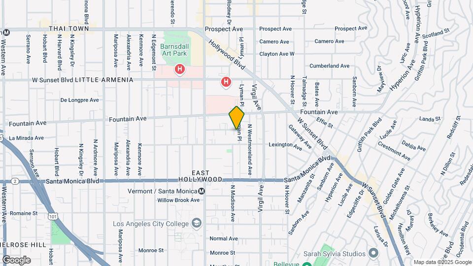 4604 La Mirada Ave Map and Location Details