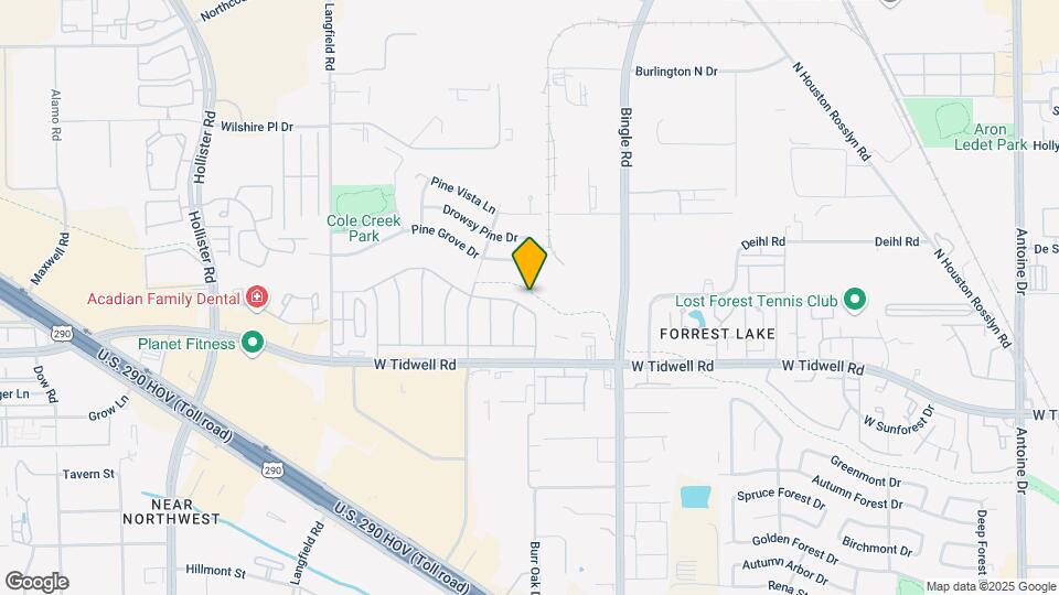 6910 Cole Creek Dr Map and Location Details