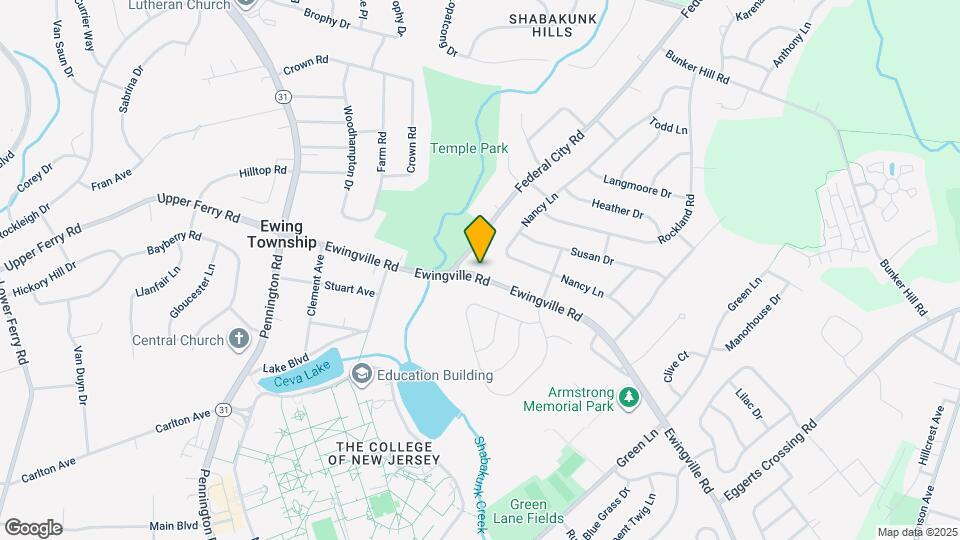 438 Ewingville Rd Mapa y Detalles de la Ubicación