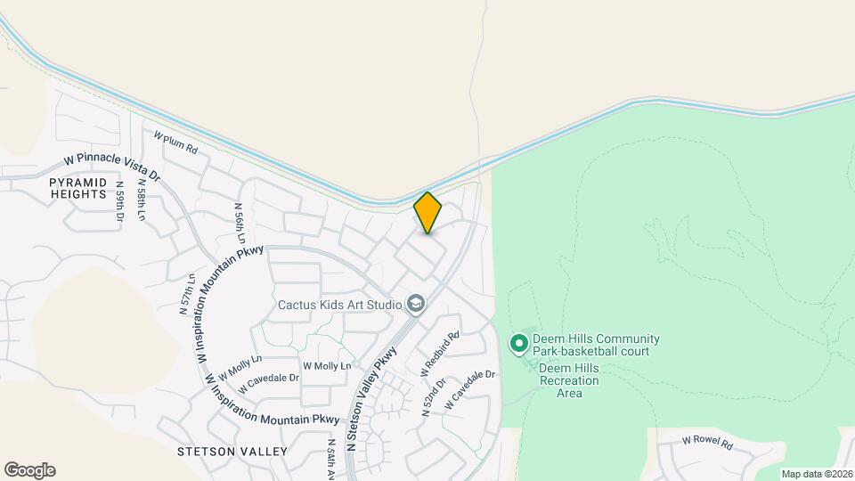 5303 W Pinnacle Vista Dr Map and Location Details