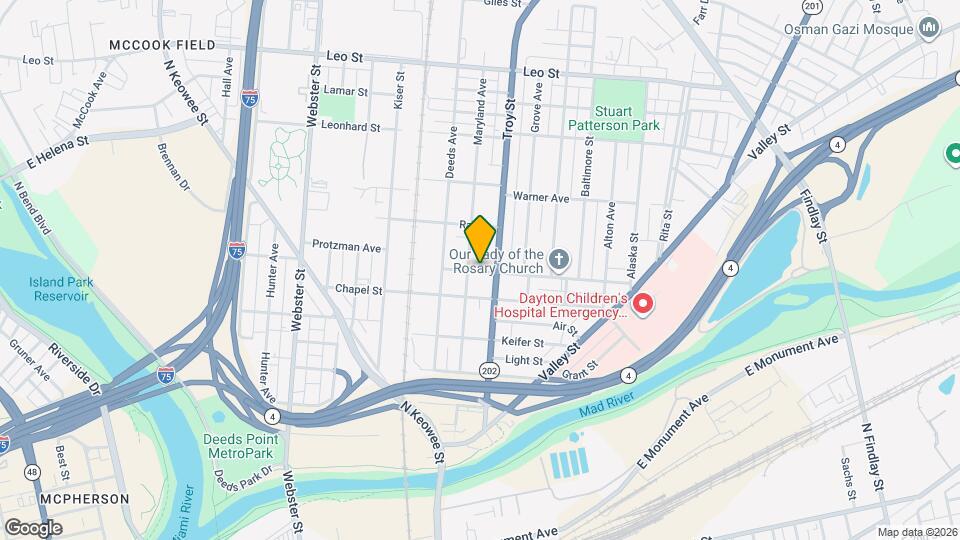 311 Hart St Map and Location Details
