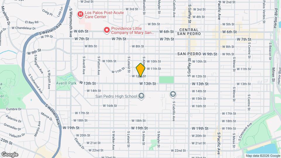 1031 W 12th St Mapa y Detalles de la Ubicación