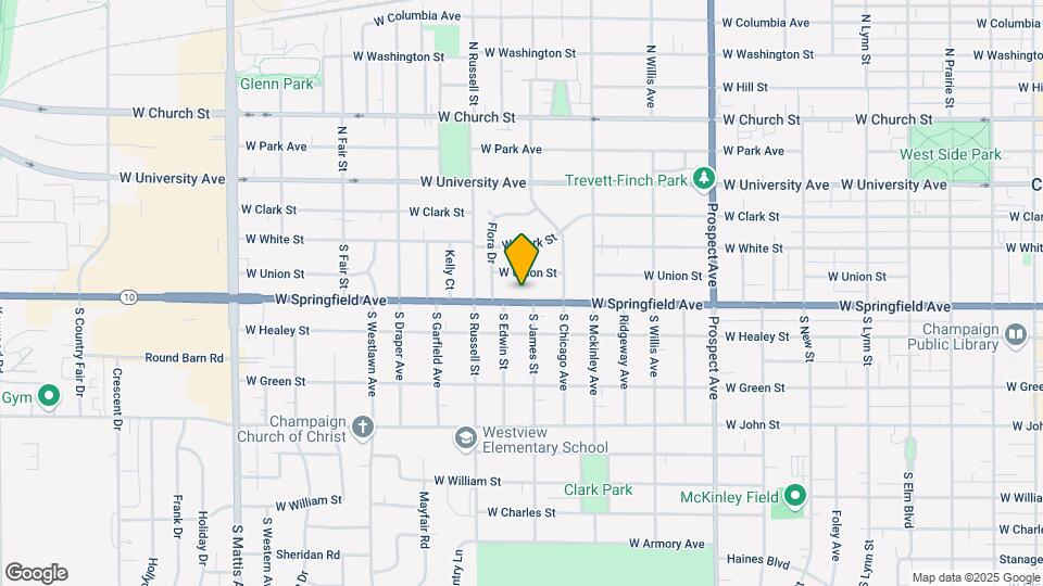 1204 W Springfield Ave Map and Location Details