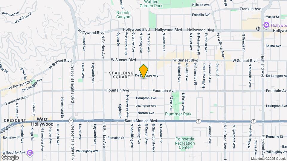 1346 N Stanley Ave Map and Location Details