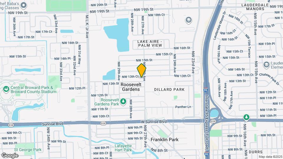 2703 NW 13th St Map and Location Details