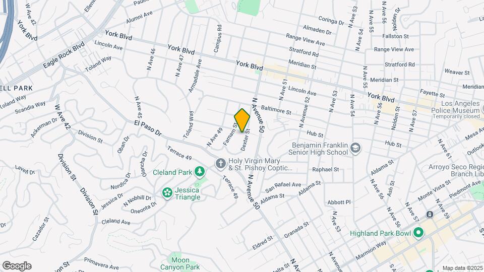 985 1/2 Dexter St, Unit 985 Dexter Map and Location Details