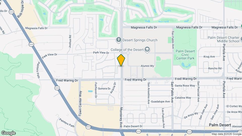 Desert Pointe Apartments Map and Location Details