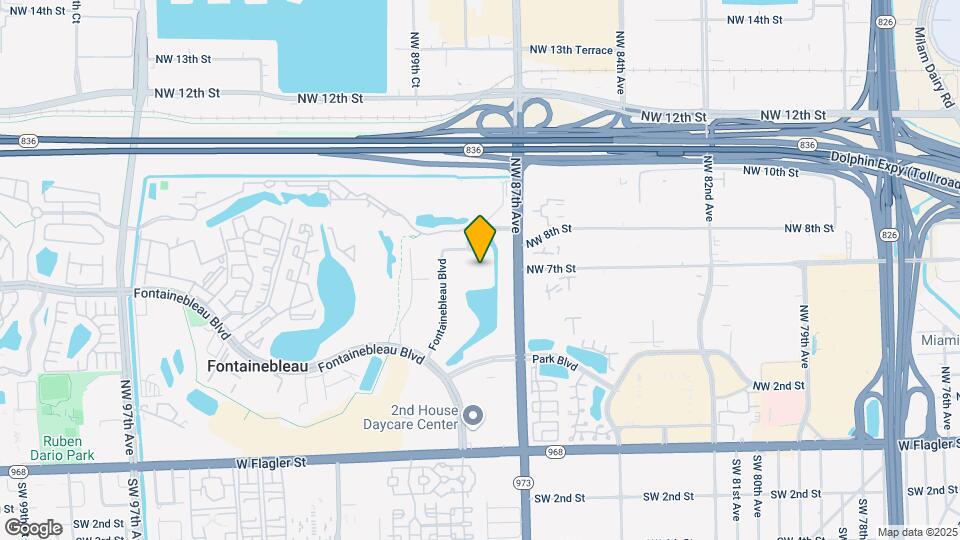 8895 Fontainebleau Blvd Map and Location Details