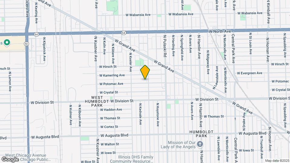 4112 W Potomac Ave Map and Location Details