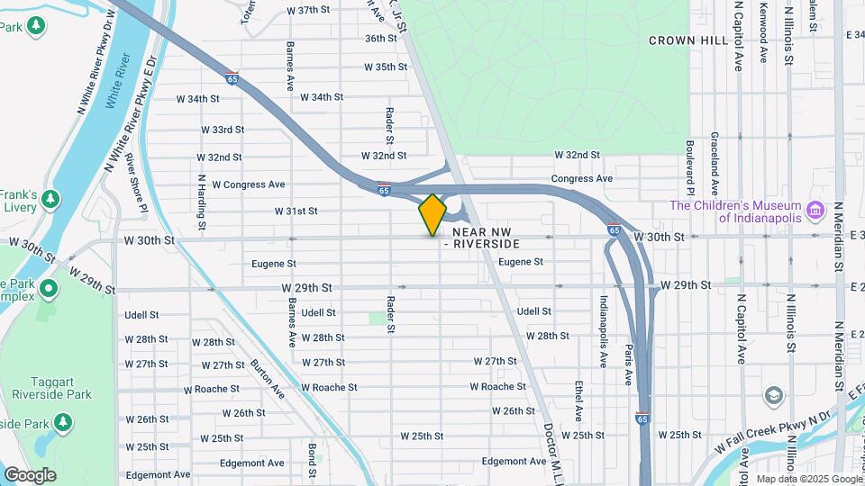 909 W 30th St Map and Location Details