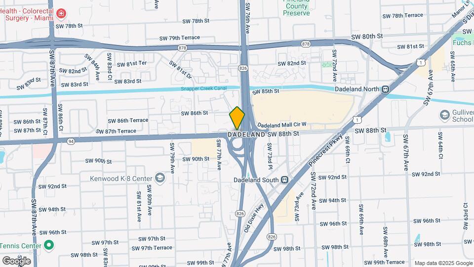 7701 N Kendall Dr Map and Location Details