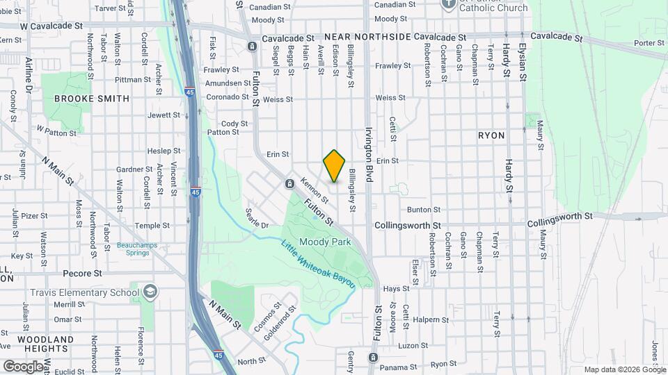 3807 Edison St Map and Location Details