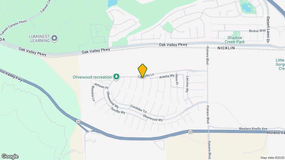 14011 Cosentino Wy Map and Location Details