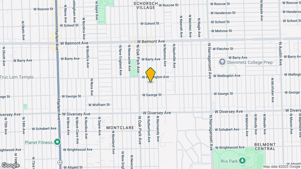 2931 N Rutherford Ave Map and Location Details