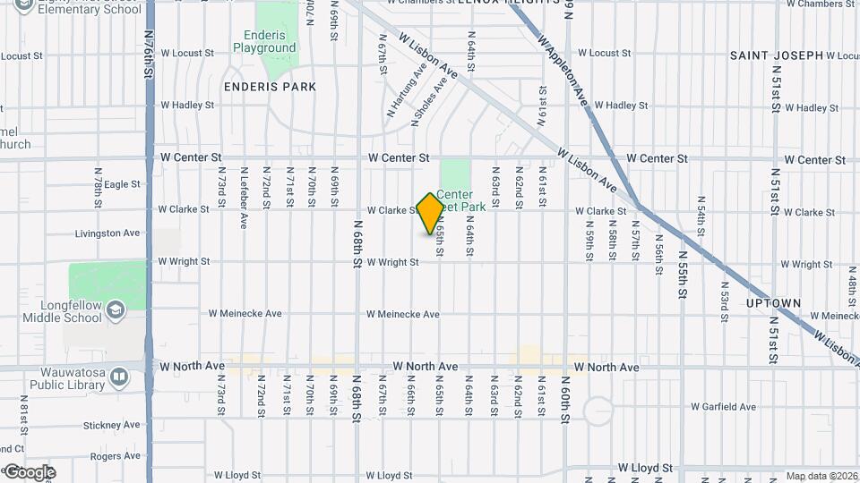 2535-2537 N 65th St Map and Location Details