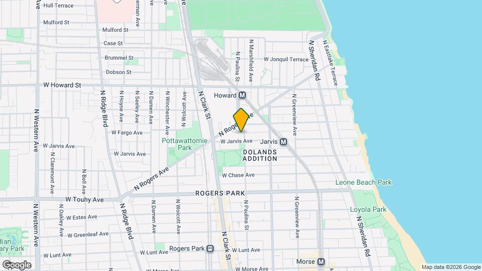 1706 W Jarvis Ave Map and Location Details