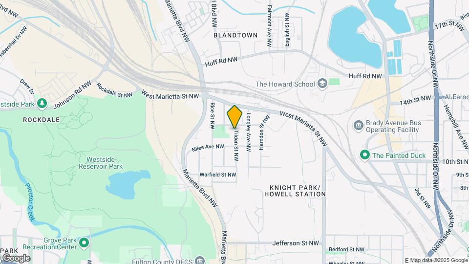 1050 Tilden St NW, Unit A Map and Location Details