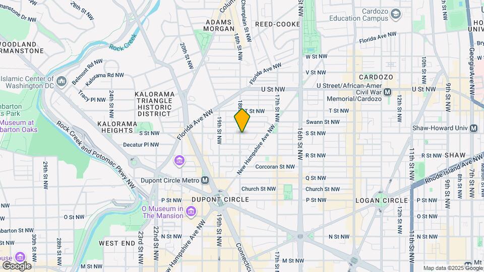 1755 18th St NW Map and Location Details