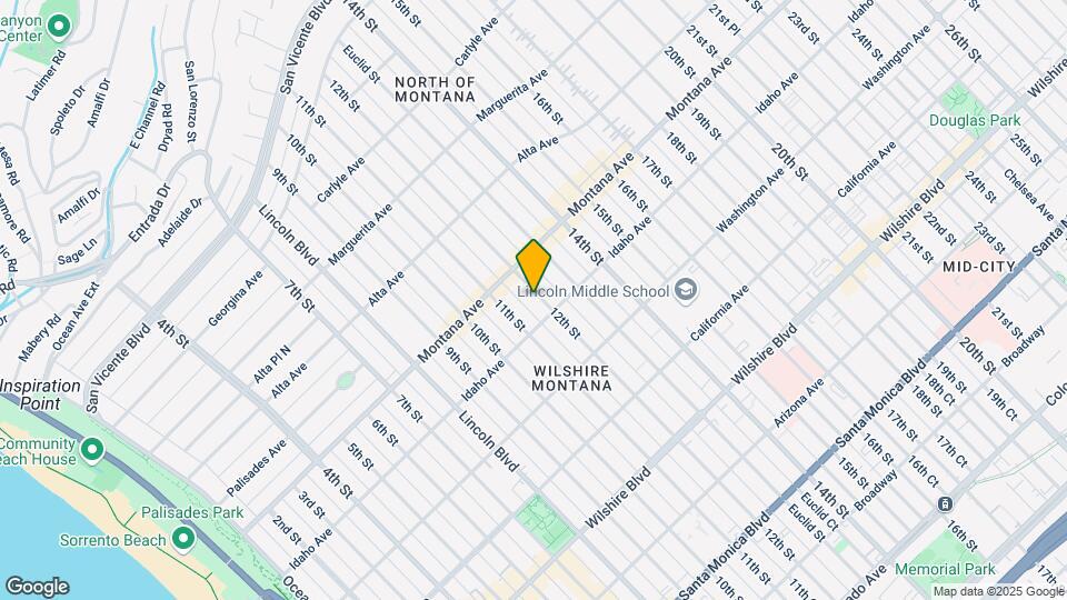 838 12th St Map and Location Details