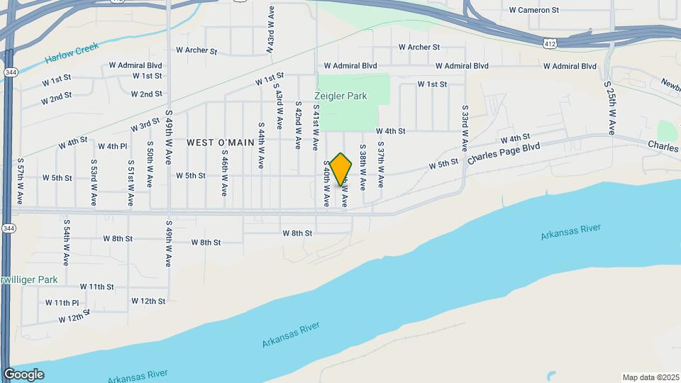 526 S 39th W Ave Map and Location Details