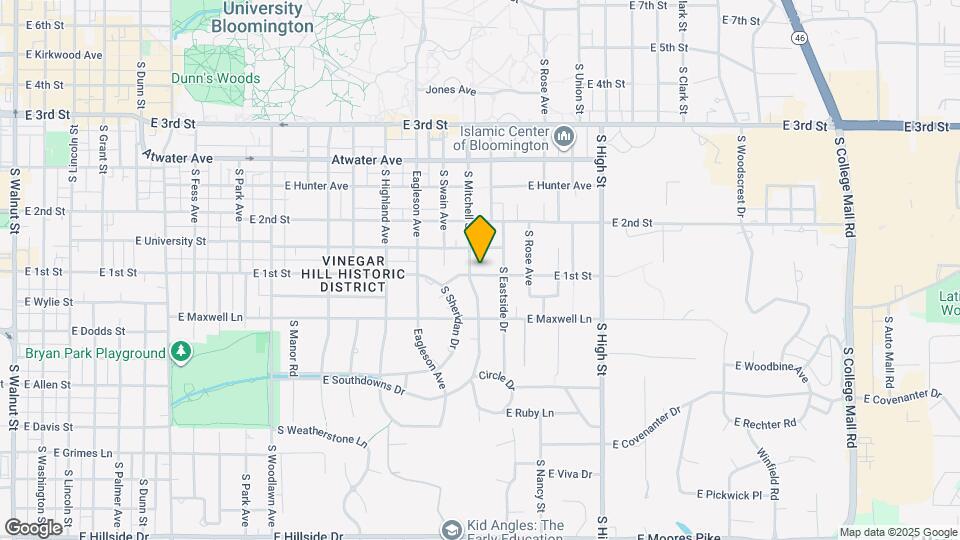 1623 E 1st St Map and Location Details