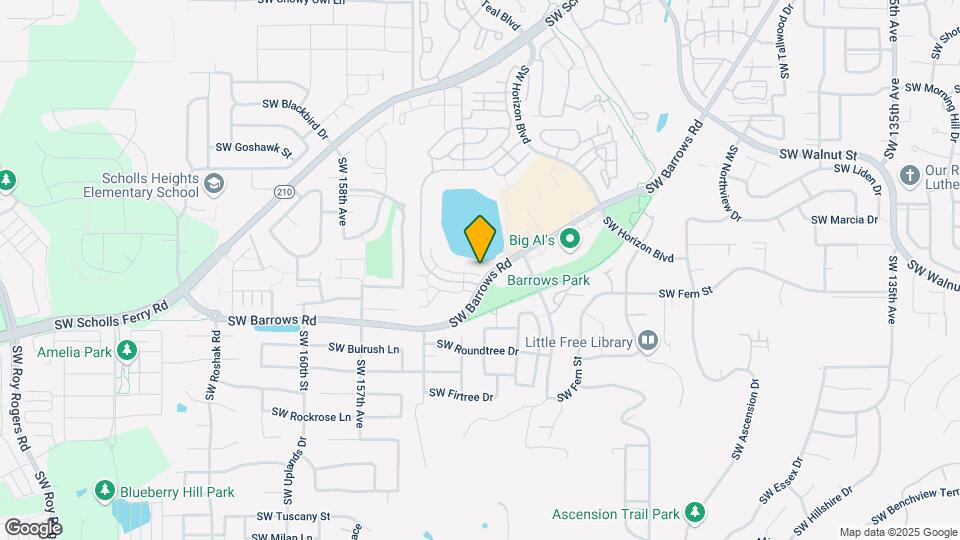 15225 SW Mallard Dr Mapa y Detalles de la Ubicación