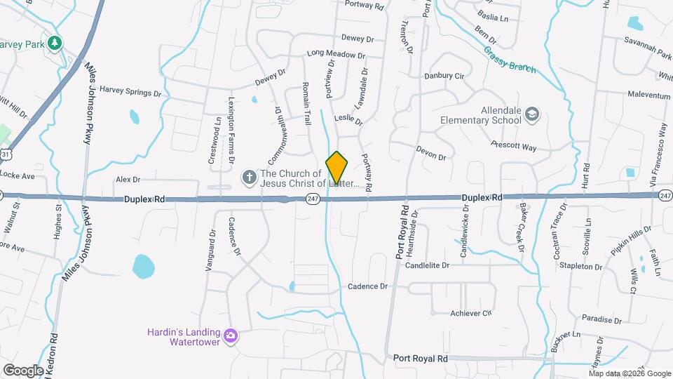 1720 Portview Ct Map and Location Details