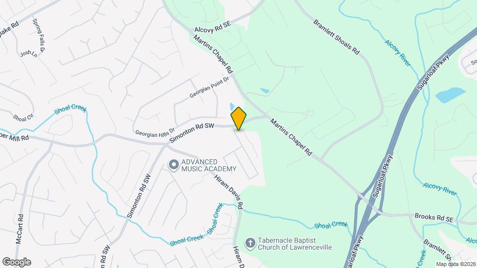 882 Ashton Park Dr SE Mapa y Detalles de la Ubicación