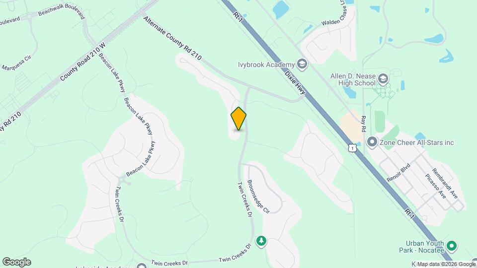 195 Silver Creek Pl Mapa y Detalles de la Ubicación