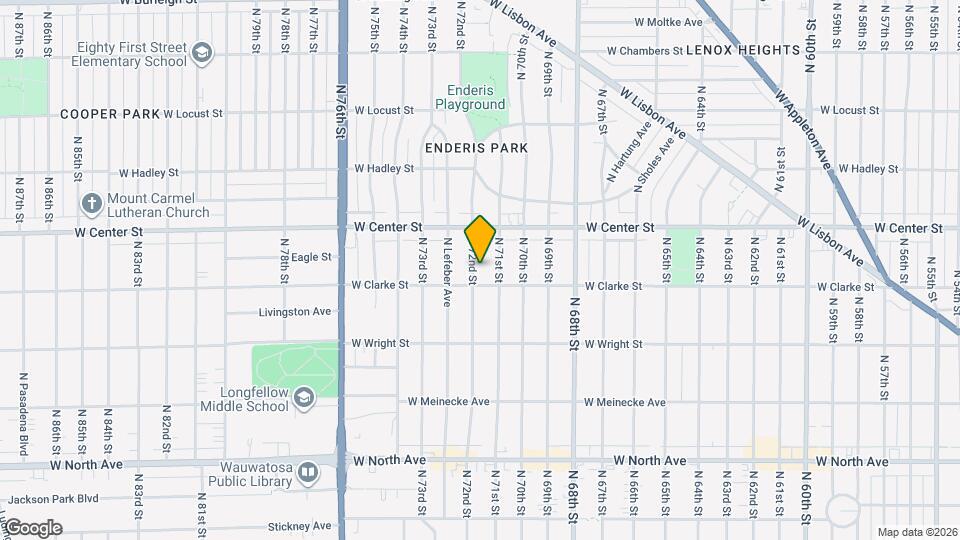 2618 N 72nd St Map and Location Details