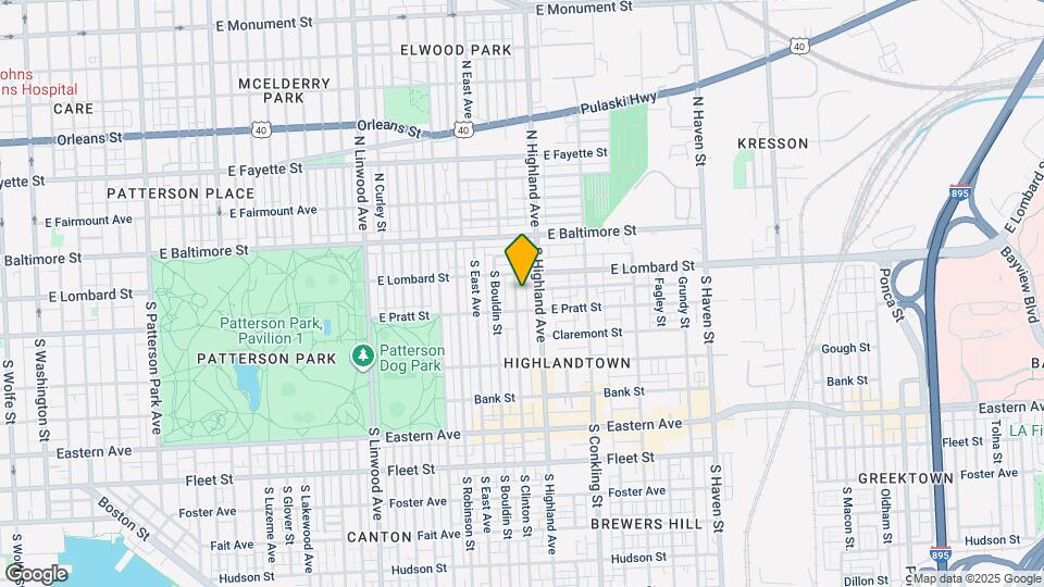 125 S Clinton St Map and Location Details